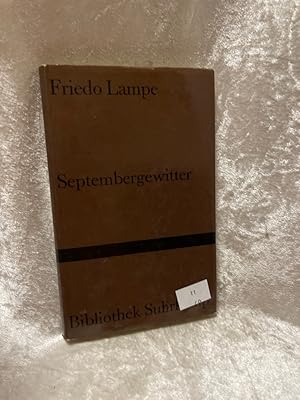 Bild des Verkufers fr Septembergewitter zum Verkauf von Antiquariat Jochen Mohr -Books and Mohr-