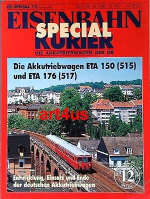 Bild des Verkufers fr Eisenbahn Kurier : EK-Special 12. Die Akkutriebwagen der DB ; April / Mai 1989. zum Verkauf von art4us - Antiquariat