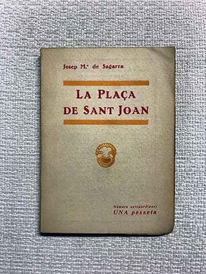 Imagen del vendedor de La Plaa de Sant Joan a la venta por Campbell Llibres