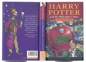 Seller image for Harry Potter and the Philosopher's Stone ( AKA: Sorcerer's Stone ) --book 1 of the Series -by J K Rowling ( Volume One )( 2nd Canadian Printing / 1st Printing with Illustrated Boards ) for sale by Leonard Shoup