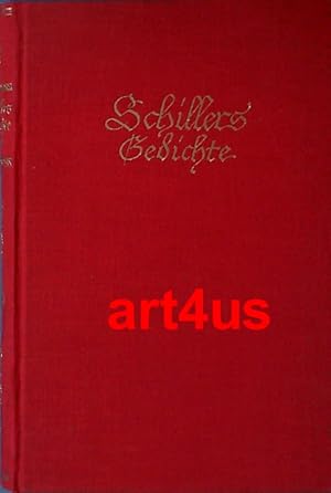 Bild des Verkufers fr Schillers Gedichte : Heruasgegeben von Eduard von der Hellen. zum Verkauf von art4us - Antiquariat