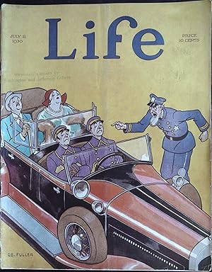 Life Magazine July 11, 1930 R.B. Fuller Cover, Complete Magazine