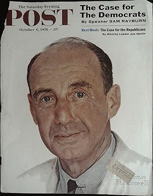 The Saturday Evening Post October 6, 1956 Norman Rockwell FRONT COVER ONLY