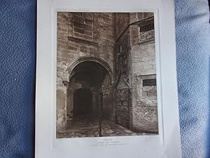 Planche 1910 ARLES HOTEL DE NICOLAY PASSAGE VOUTE ET ENTRE D' ESCALIER HOTELS ET MAISONS XV ET XV...