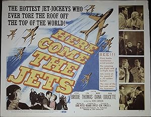 Seller image for Here Come the Jets Lobby Title Card 1959 Steve Brodie, Lyn Thomas! for sale by AcornBooksNH