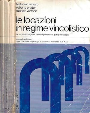 Bild des Verk�ufers f�r Le locazioni in regime vincolistico La normativa vigente nell'interpretazione giurisprudenziale zum Verkauf von Biblioteca di Babele
