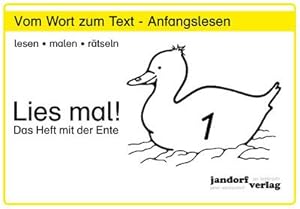 Seller image for LIES MAL!, VOM WORT ZUM TEXT - ANFANGSLESEN : Vom Wort zum Text - Anfangslesen for sale by AHA-BUCH