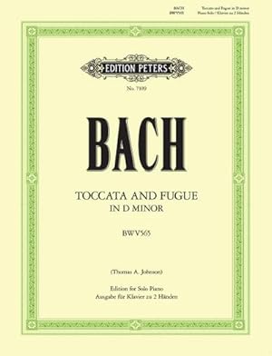 Imagen del vendedor de Toccata und Fuge d-Moll BWV 565: Bearbeitung fr Klavier (Grne Reihe Edition Peters) : Bearbeitung fr Klavier a la venta por AHA-BUCH
