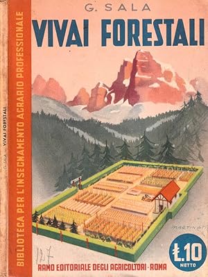 Bild des Verkufers fr Vivai forestali zum Verkauf von Biblioteca di Babele