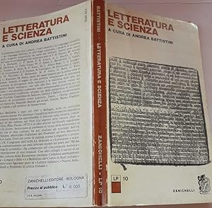 Bild des Verkufers fr Letteratura e scienza zum Verkauf von librisaggi