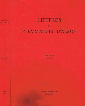 Bild des Verkufers fr Lettres du P. Emmanuel D'Alzon. Vol.VI, 1866-1867 zum Verkauf von Biblioteca di Babele
