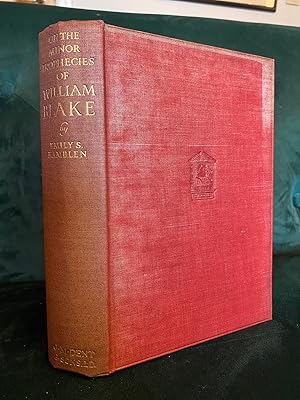 Seller image for On the Minor Prophecies of William Blake for sale by Kerr & Sons Booksellers ABA