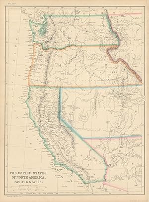 The United States of North America, Pacific States [including California, Oregon, Washington, Uta...