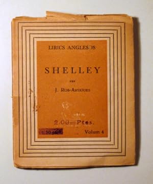Immagine del venditore per SHELLEY - Barcelona s/d. venduto da Llibres del Mirall