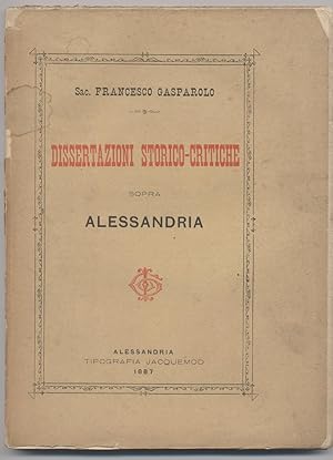 Dissertazioni storico-critiche sopra Alessandria