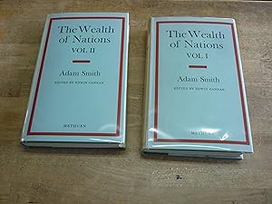 Seller image for AN INQUIRY INTO THE NATURE AND CAUSES OF THE WEALTH OF NATIONS. Two volume set. for sale by The Book Exchange