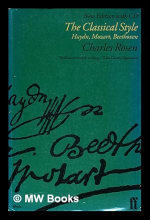 Seller image for The classical style : Haydn, Mozart, Beethoven for sale by MW Books