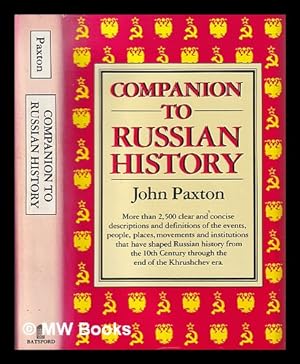 Seller image for A companion to Russian history / by John Paxton for sale by MW Books