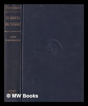 Seller image for Everyman's classical dictionary : 800 B.C.-A.D. 337 for sale by MW Books