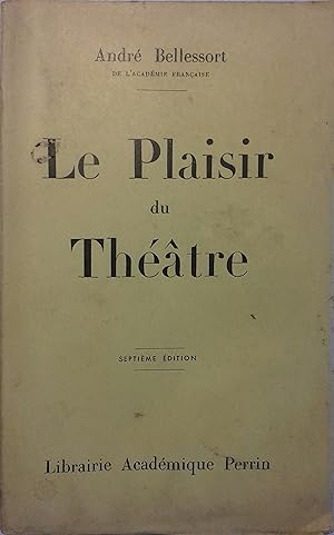 Seller image for Le plaisir du thtre. for sale by Librairie Et Ctera (et caetera) - Sophie Rosire