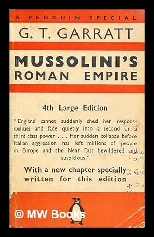 Seller image for Mussolini's Roman empire for sale by MW Books