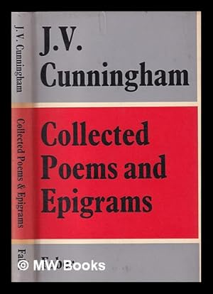 Seller image for Collected poems and epigrams / [by] J.V. Cunningham for sale by MW Books