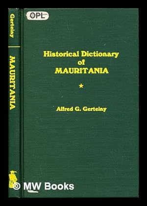 Bild des Verkufers fr Historical dictionary of Mauritania zum Verkauf von MW Books