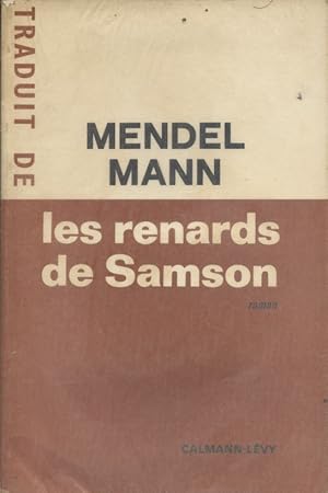 Bild des Verkufers fr Les renards de Samson. zum Verkauf von Librairie Et Ctera (et caetera) - Sophie Rosire