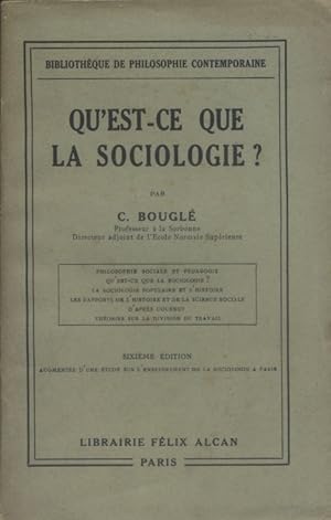 Seller image for Qu'est-ce que la sociologie? for sale by Librairie Et Ctera (et caetera) - Sophie Rosire