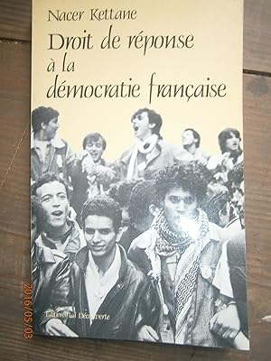 Seller image for Droit de rponse  la dmocratie franaise. for sale by Librairie Et Ctera (et caetera) - Sophie Rosire