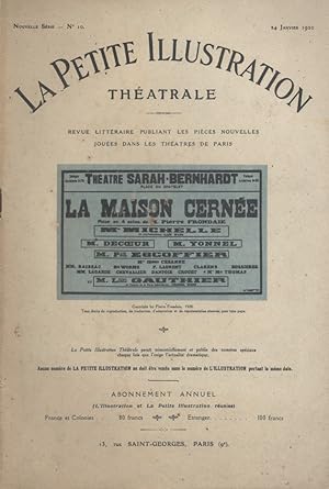 Image du vendeur pour La Petite illustration thtrale N 10 : La maison cerne, pice de Pierre Frondaie. 24 janvier 1920. mis en vente par Librairie Et Ctera (et caetera) - Sophie Rosire