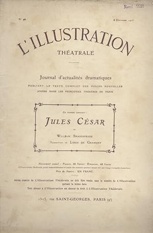 Seller image for L'Illustration thtrale N 46 : Jules Csar, de William Shakespeare. 8 dcembre 1906. for sale by Librairie Et Ctera (et caetera) - Sophie Rosire