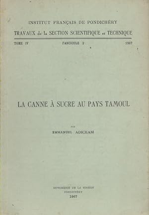 Imagen del vendedor de La canne  sucre au pays Tamoul. a la venta por Librairie Et Ctera (et caetera) - Sophie Rosire