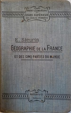 Imagen del vendedor de Gographie de la France et des cinq parties du monde. a la venta por Librairie Et Ctera (et caetera) - Sophie Rosire