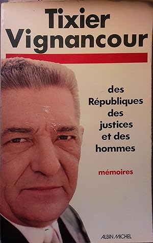 Imagen del vendedor de Des rpubliques, des justices et des hommes. a la venta por Librairie Et Ctera (et caetera) - Sophie Rosire