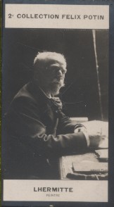 Bild des Verkufers fr Photographie de la collection Flix Potin (4 x 7,5 cm) reprsentant : Lon-Augustin Lhermitte, peintre. Dbut XXe. Vers 1900. zum Verkauf von Librairie Et Ctera (et caetera) - Sophie Rosire