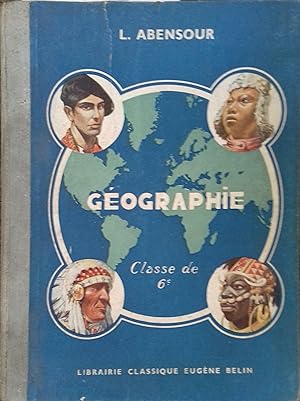 Image du vendeur pour Gographie physique et gnrale. Classe de sixime. Classe d'orientation. Anne prparatoire des E.P.S. mis en vente par Librairie Et Ctera (et caetera) - Sophie Rosire