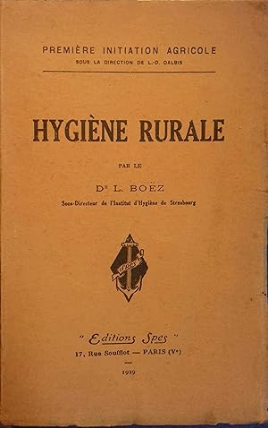 Seller image for Hygine rurale. for sale by Librairie Et Ctera (et caetera) - Sophie Rosire