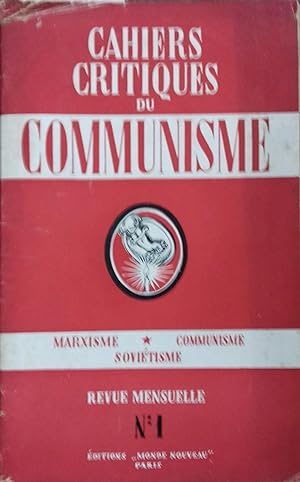 Cahiers critiques du communisme N° 1.