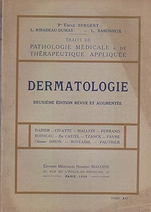 Seller image for Dermatologie. for sale by Librairie Et Ctera (et caetera) - Sophie Rosire