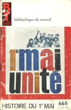 Bibliothèque de travail N° 665. Histoire du 1er mai. 1er mai 1968.