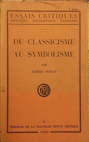 Du classicisme au symbolisme. Vers 1930.