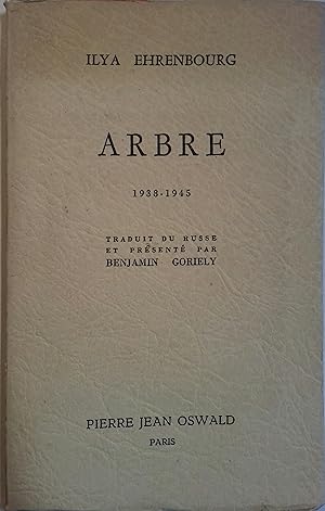 Image du vendeur pour Arbre. 1938-1945. mis en vente par Librairie Et Ctera (et caetera) - Sophie Rosire