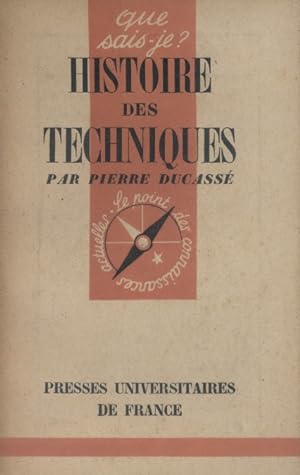 Histoire des techniques.