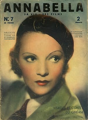 Annabella. Sa vie - Ses films. Décembre 1936.