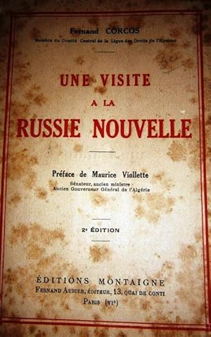 Seller image for Une visite  la Russie nouvelle. for sale by Librairie Et Ctera (et caetera) - Sophie Rosire