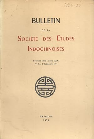 Imagen del vendedor de Bulletin de la socit des tudes indochinoises. Prires Lac accompagnant les rites agraires (100 pages), Luong Prabang a la venta por Librairie Et Ctera (et caetera) - Sophie Rosire