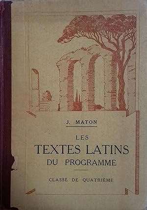 Seller image for Les textes latins du programme. Classe de quatrime. for sale by Librairie Et Ctera (et caetera) - Sophie Rosire