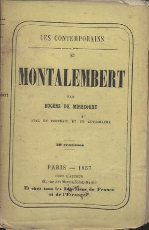 Seller image for Montalembert. for sale by Librairie Et Ctera (et caetera) - Sophie Rosire