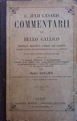 Immagine del venditore per C. Julii Caesaris commentarii de Bello Gallico. Nouvelle dition. venduto da Librairie Et Ctera (et caetera) - Sophie Rosire